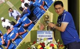 Abner Molina ya puso manos a la obra con la Selección de El Salvador. FOTO: DIEZ y ElSalvadorfc.com