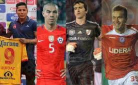 Raúl Ruidíaz, Francisco Silva, Marcelo Barovero y Rodrigo Gómez.