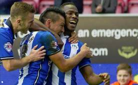 Desde que llegó Maynor Figueroa, Roger Espinoza ha regresado a la alineación de los Latics. (Foto: Web del Wigan)