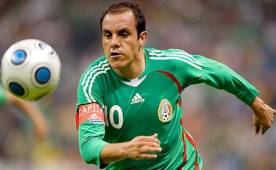 Cuauhtémoc disputó 119 partidos con la verde y marcó 39 goles. Foto AFP