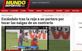 Mundo Deportivo de España resaltó la noticia que surgió desde Honduras.