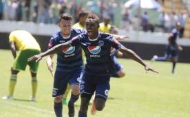Rubilio Castillo le dio la victoria al Motagua con un tremendo golazo de chilena.