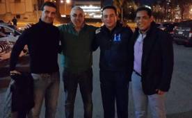 Marcelo Macías y Manuel Keosseián visitaron la concentración de la SUb20.