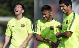 Messi, Neymar y Luis Suárez comparten su buena amistad dentro y fuera del campo.