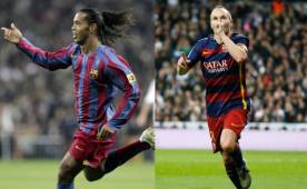 Iniesta se ganó los aplausos de la casa del Real Madrid, lo mismo hizo Ronaldinho en 2005.