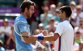 Novak Djokovic y Juan Martín del Potro se roban las miradas en el tenis olímpico.