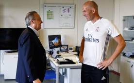 Zidane ya trasladó la solicitud al presidente del Real Madrid Florentino Pérez, pero todavía no se realiza el fichaje. Foto @realmadrid