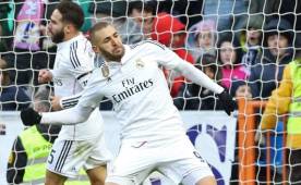 Karim Benzema anotó dos de los cuatro goles anotados por el Real Madrid.