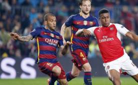 Dani Alves se siente feliz en el Barcelona.