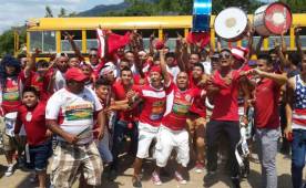 Al menos unos 300 aficionados de Real Sociedad se desplazarán la madrugada de este domingo de Tocoa al Tegucigalpa para la Gran Final. Foto DIEZ