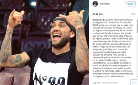 Dani Alves y el mensaje de despedida del Barcelona.