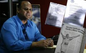 Otavio Santana en su visita a Honduras en 2007, ahora lo buscan por supuesta estafa. Foto DIEZ