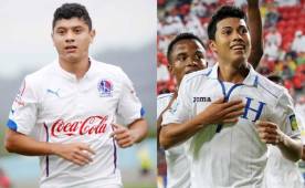 Jonathan Tejeda y Bryan Velásquez son jóvenes prospectos del Olimpia que tendrán oportunidad en otros clubes.