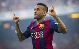 Dani Alves vive sus últimos días con la camiseta del Barcelona. (AGENCIA/Archivo)