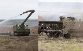 Según la agencia TASS, las tropas rusas de ingeniería utilizarán diferentes dispositivos para desactivar los campos minados.