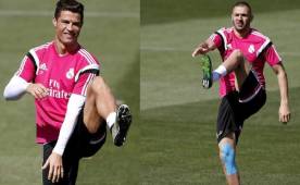 Cristiano Ronaldo y Karim Benzema se quedaron en Madrid.