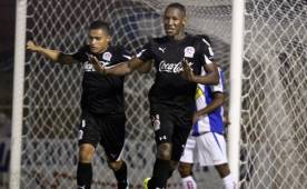 Rommel Quioto le marcó al Victoria antes del primer minuto y tiene al Olimpia cerca de la final del Clausura. Foto Javier Rosales