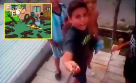 El montaje de Los Simpsons ha sido uno de los más gustados.