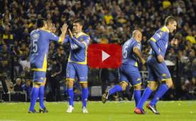 Martín Palermo mostró su magia durante un juego de despedida.