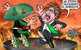 La caricatura que ha realizado el diario Esto de México.