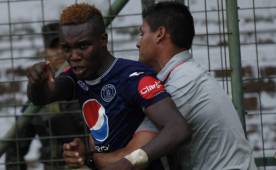 Rubilio Castillo fue uno de los expulsados en el juego ante Marathón en San Pedro Sula.