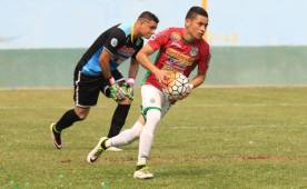 Jairo Puerto, jugador clave en el triunfo verdolaga frente a Juticalpa.