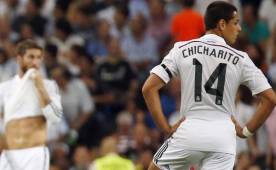 Chicharito Hernández está teniendo poca participación en el Real Madrid.