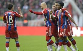El Bayern Munich fue una máquina de hacer goles en la segunda parte del encuentro.