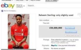 Sterling marcó siete goles la pasada temporada con el Liverpool de Inglaterra.