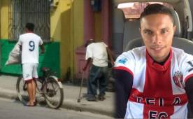 Momento que Horacio Parham ayudó a la persona de la tercera edad, luego lo invitó a comer y mencionó que lo seguirá ayudando.