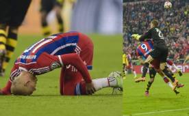 Robben y Lewandowski salieron con el peor saldo ante Borussia Dortmund.