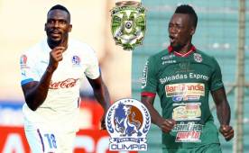 Duelo colombiano: Los delanteros, Javier Estupiñán del Olimpia y Charles Córdoba del Marathón comandarán los ataques del clásico nacional que se juega este día.