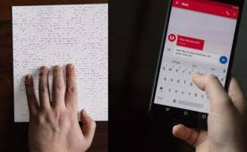 railleback es una aplicación para Android dirigida a personas invidentes. Básicamente, les ayuda a utilizar sus dispositivos con un servicio combinado de voz y sistema braille.