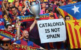La UEFA castigó al Barcelona por mostrar signos independentistas en Lisboa.