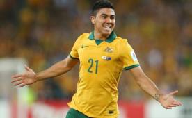 Massimo Luongo estuvo con Australia el pasado Mundial de Brasil 2014.