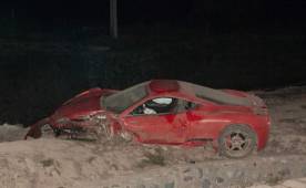 El Ferrari que destruyó Arturo Vidal.