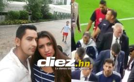 Wilson Enamorado con su esposa Rosa hicieron realidad el sueño de conocer a Messi.