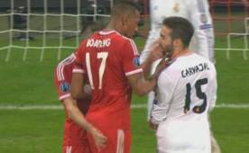 Momento en que Frank Ribery le propina una cachetada a Carvajal.