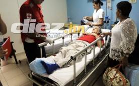 Chelato Uclés cuando era trasladado al aeropuerto Toncontín. Foto Ronal Aceituno.