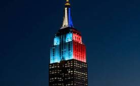 El Empire State, construido entre 1929 y 1931, consta de 102 plantas y 381 metros de altura.