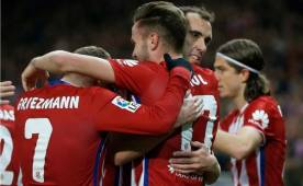 Atlético de Madrid no perdonó y goleó 3-0 al Deportivo La Coruña en el Vicente Calderón. Foto EFE
