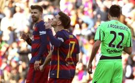 Lionel Messi volvió a tener una destacada participación aunque le taparon un penal.