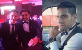 El colombiano Radamel Falcao presume de nuevo look en su cabello.