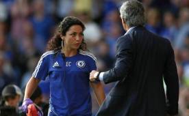 Momento en que Mourinho le reclama a Eva Carneiro.