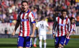 Antes del descanso, Saúl Ñíguez abrió el marcador para el Atlético de Madrid. (Foto: AFP)