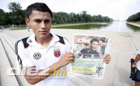 Andy Najar, cuando apenas era un jovencito de 17 años. Se estaba decidiendo entre Honduras o Estados Unidos.