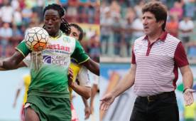 Héctor Vargas y Rony Flores protagonizaron la polémica al final del duelo en Juticalpa.