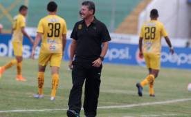 El entrenador de Real España salió molesto por la forma en que jugó Motagua.