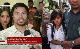 Manny Pacquiao públicamente ha pedido a Indonesia que dejen en libertad y perdonen la vida a su Mary Veloso.