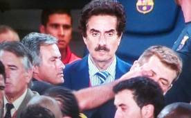 Momento en el que Mourinho le metía el dedo en el ojo a Tito Vilanova.